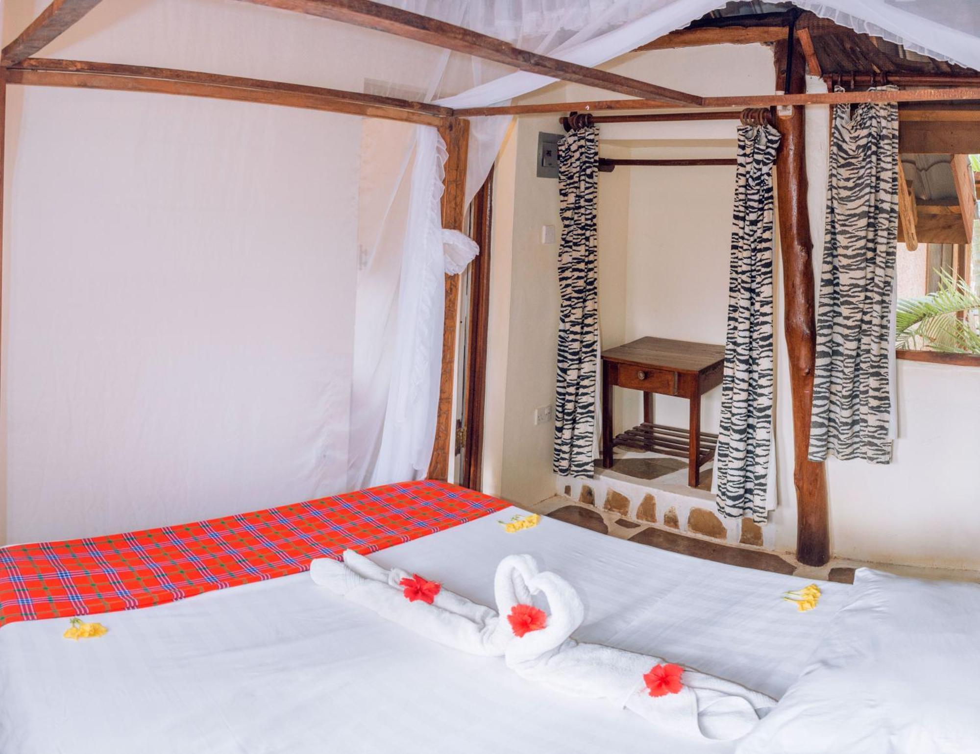 شاطئ دياني Kijani Cottages In Diani المظهر الخارجي الصورة